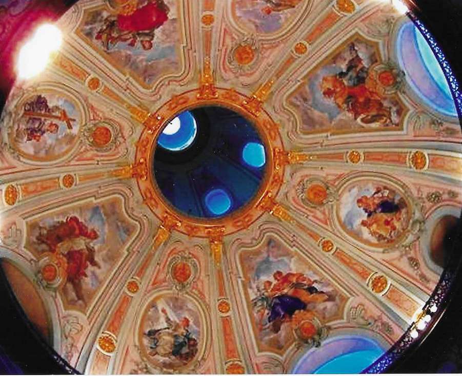 Ceiling frescoes jigsaw puzzle online