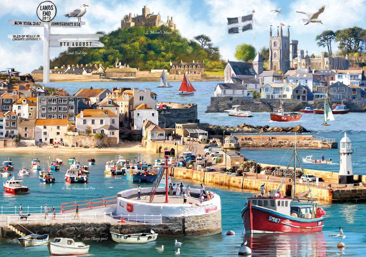 Cornwall Montage Online-Puzzle