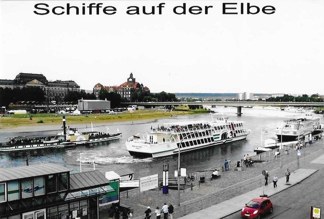 Navires de l'Elbe puzzle en ligne