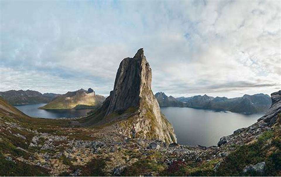 Berget Segla i Senja, Norge pussel på nätet