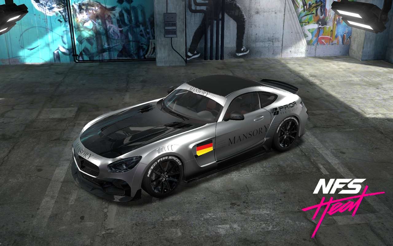 Mercedes Benz AMG GT pussel på nätet
