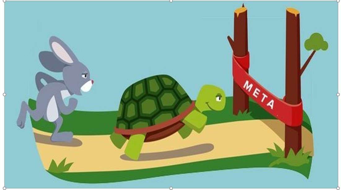 La liebre y la tortuga rompecabezas en línea