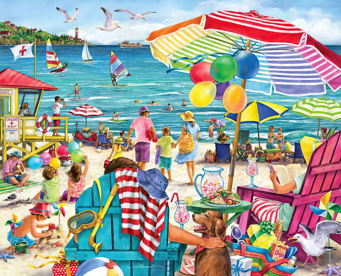 Day at the Beach Puzzlespiel online