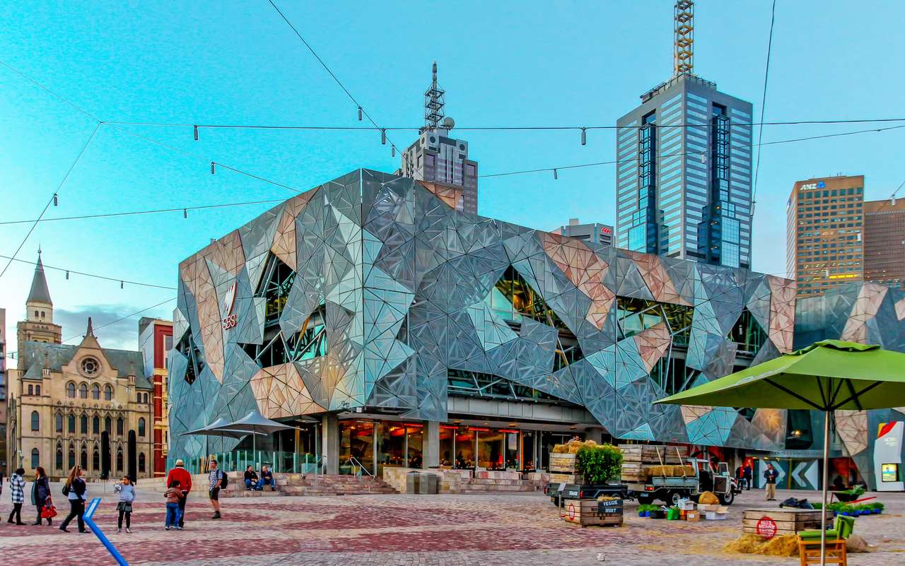 Площадь Федерации, Мельбурн онлайн-пазл