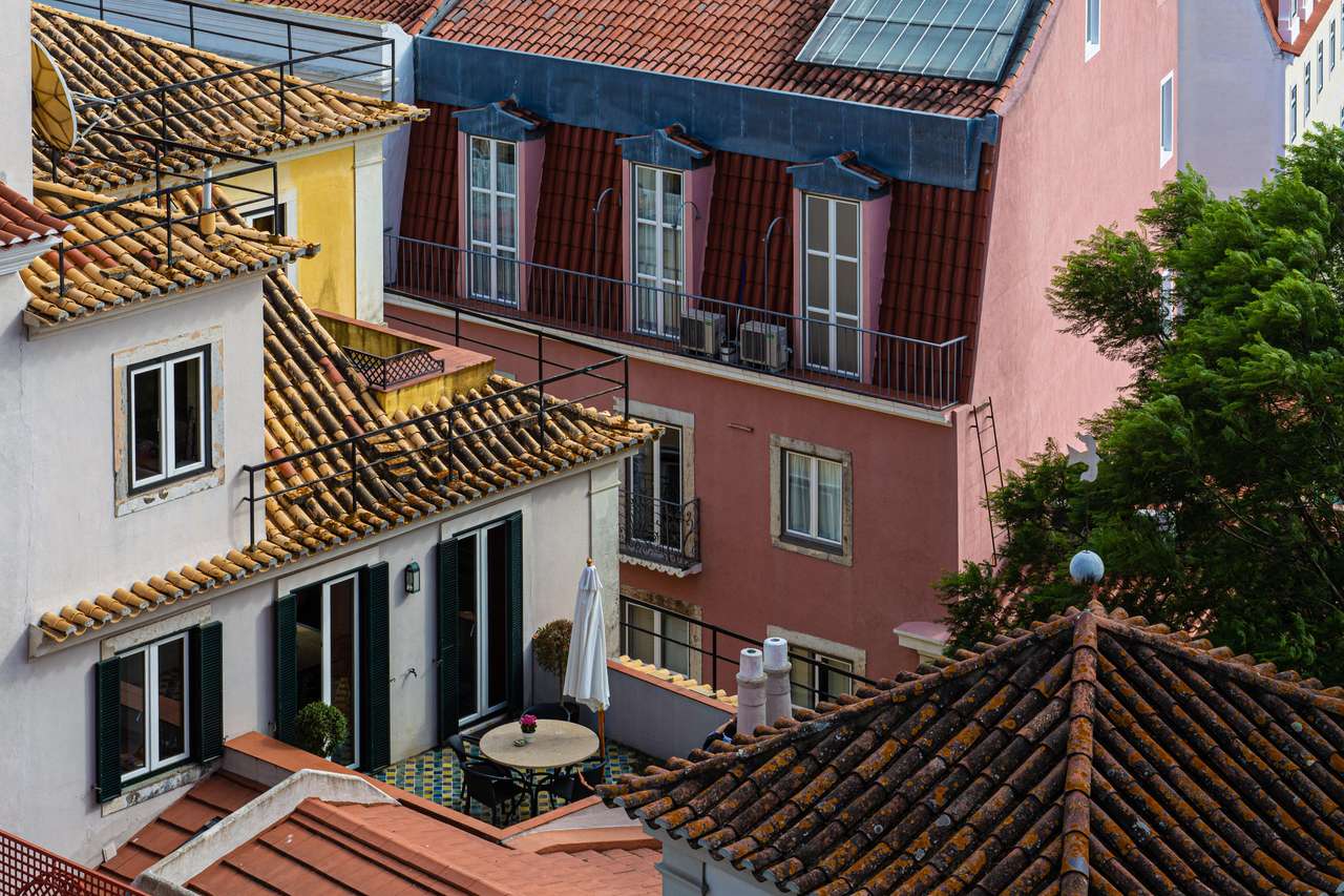 Dächer in Lissabon Online-Puzzle