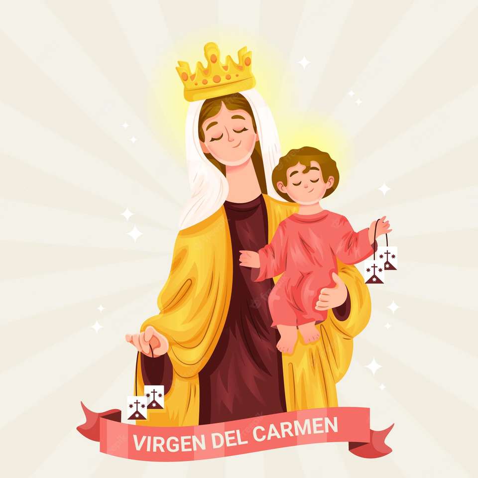 La Virgen del Carmen rompecabezas en línea