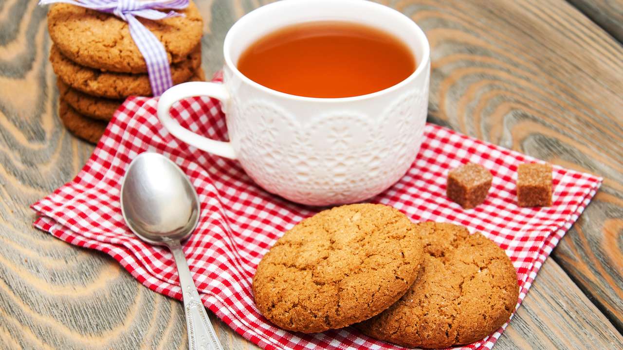 biscoitos de chá puzzle online