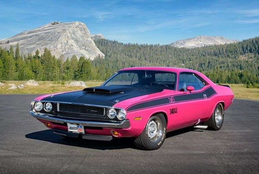 Bil Dodge Challenger TA År 1970 #5 Pussel online