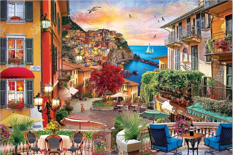 O după-amiază frumoasă în Italia puzzle online