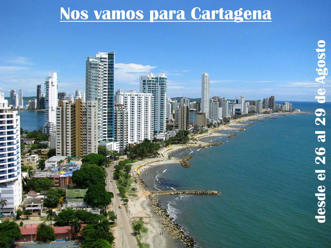 We gaan naar Cartagena online puzzel