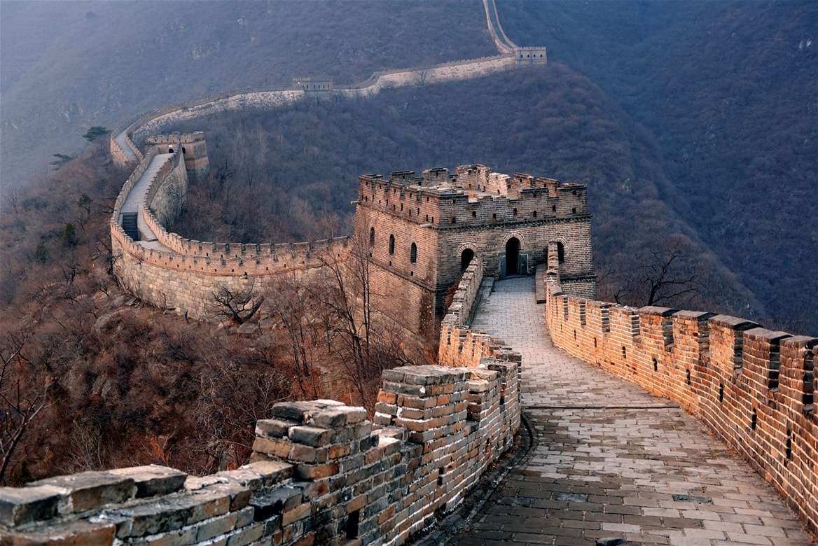 panorama van de Grote Muur van China legpuzzel online
