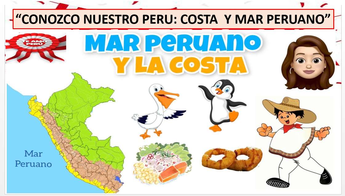 海岸とペルーの海 ジグソーパズルオンライン