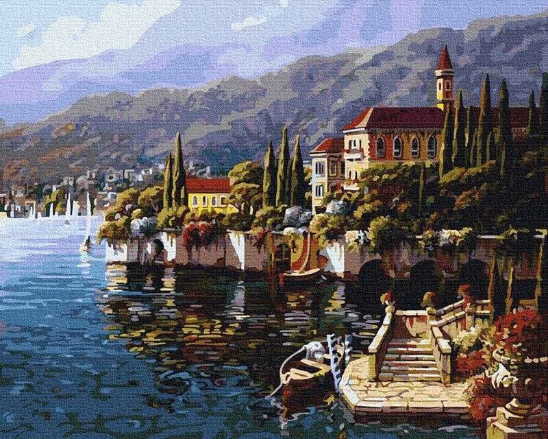 A city on the coast jigsaw puzzle online