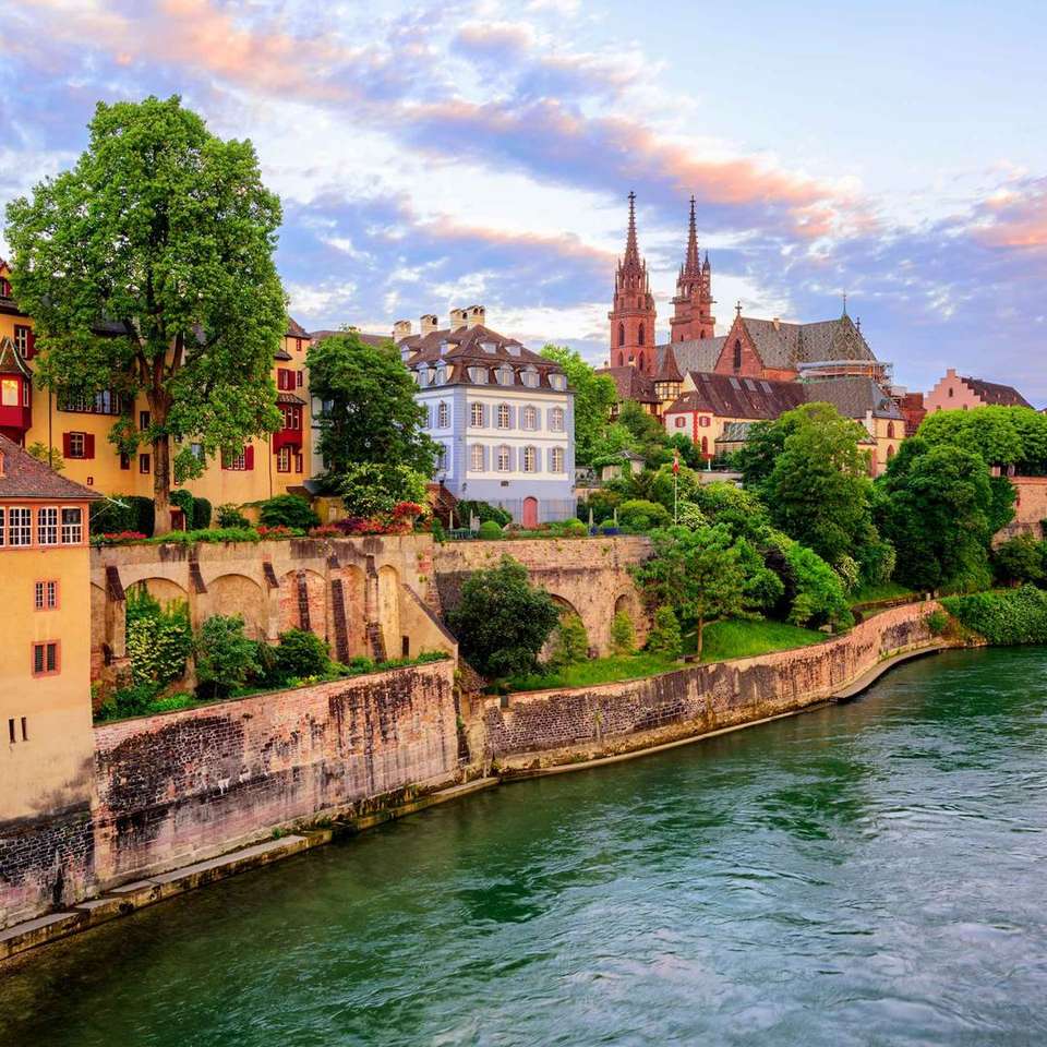 City by the river jigsaw puzzle online