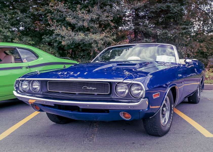 Автомобил Dodge Challenger TA Година 1970 #8 онлайн пъзел