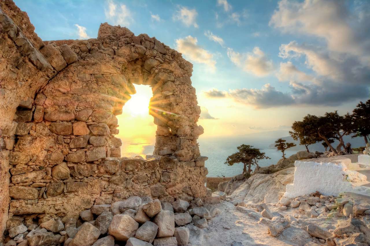 Гръцки остров Родос онлайн пъзел