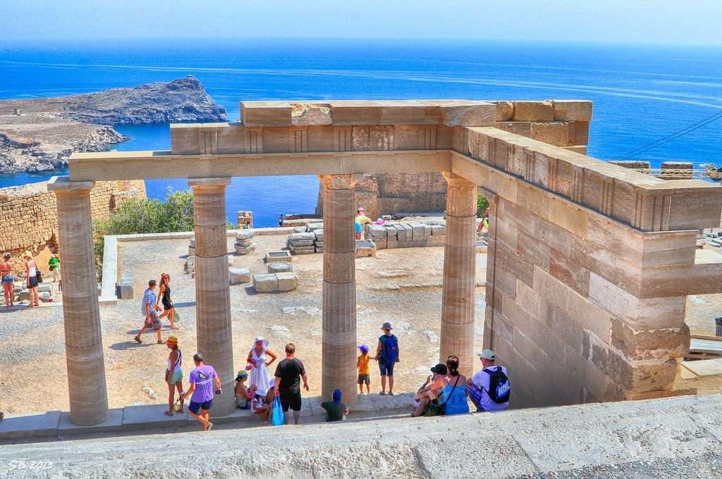 Греческий остров Родос пазл онлайн