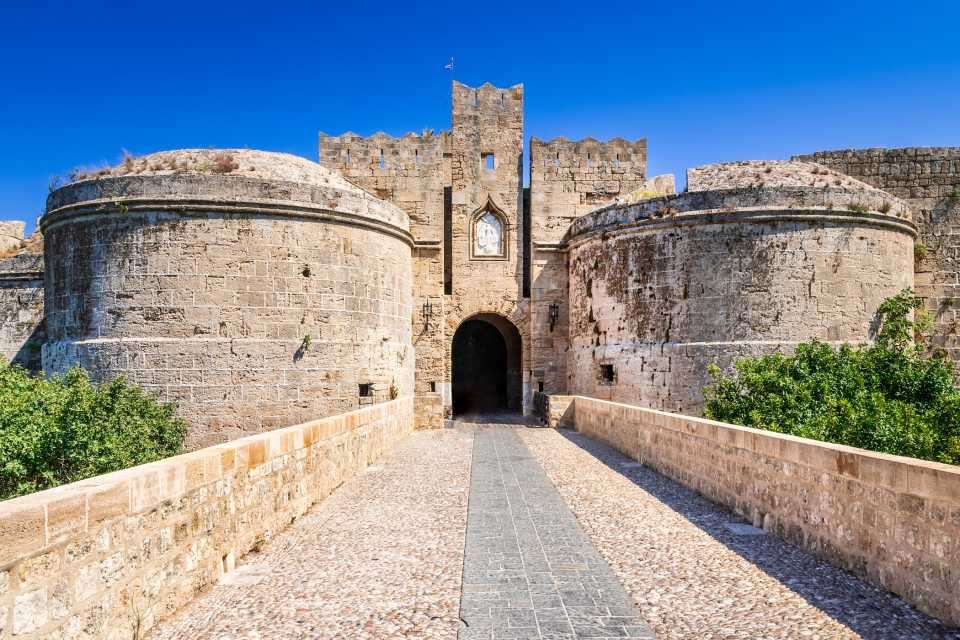 île grecque de Rhodes puzzle en ligne