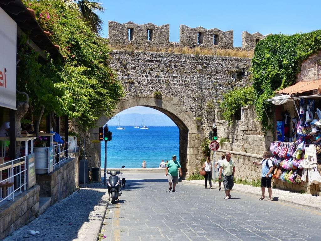 ロードス島のギリシャの島 オンラインパズル