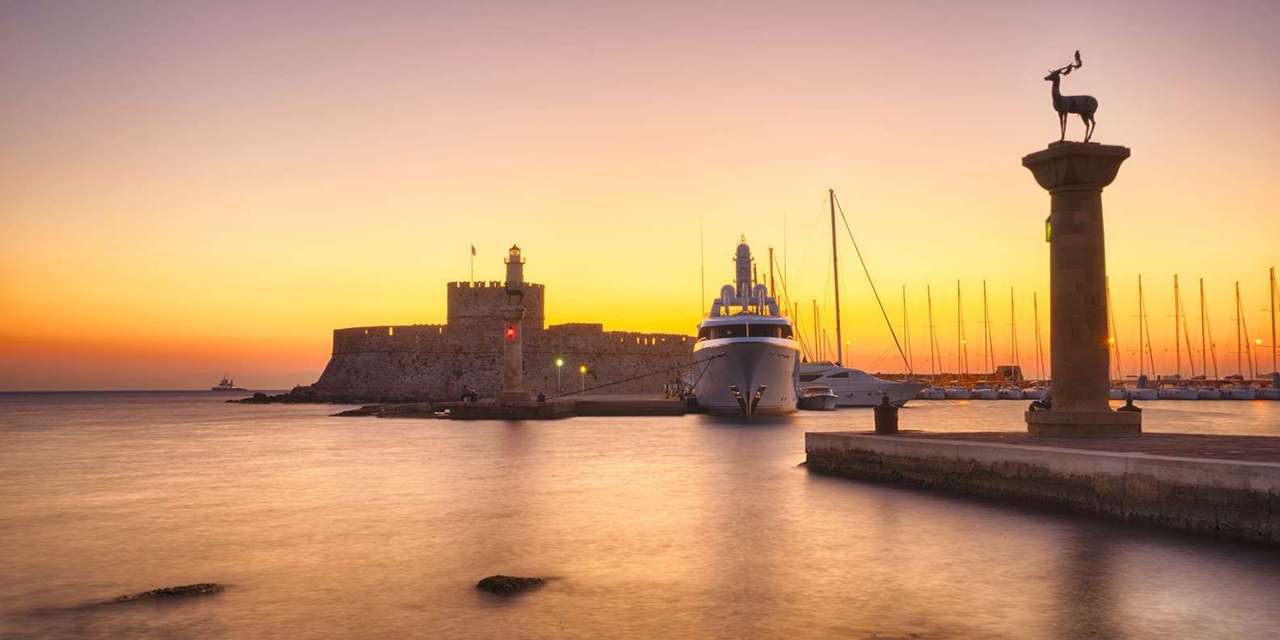 Greek island of Rhodes online puzzle