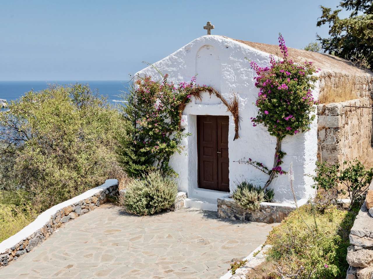 Греческий остров Родос пазл онлайн