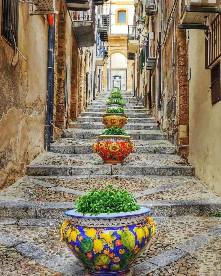 rua na Sicília quebra-cabeças online