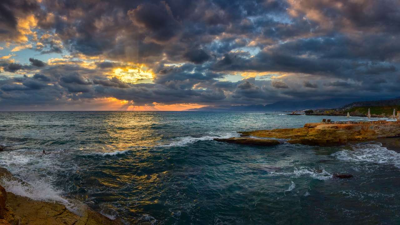 Isla de Creta Malia rompecabezas en línea