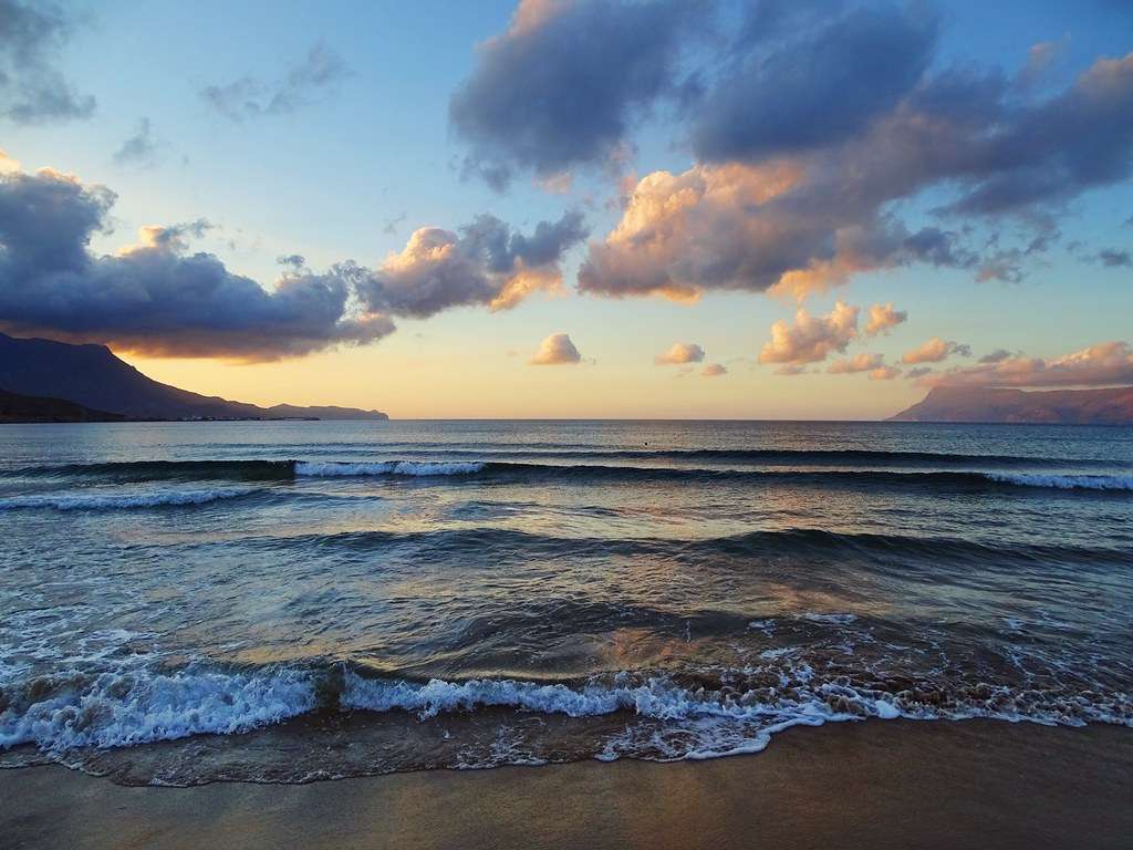 Плаж Кисамос на остров Крит онлайн пъзел