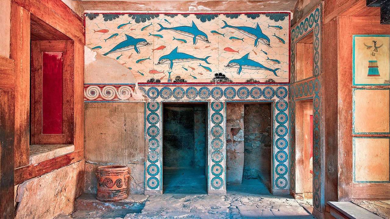 Isla de Creta Antigua Knossos rompecabezas en línea
