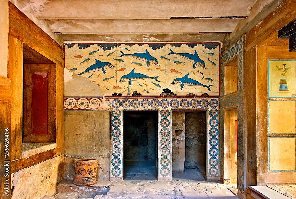 Isla de Creta Antigua Knossos rompecabezas en línea