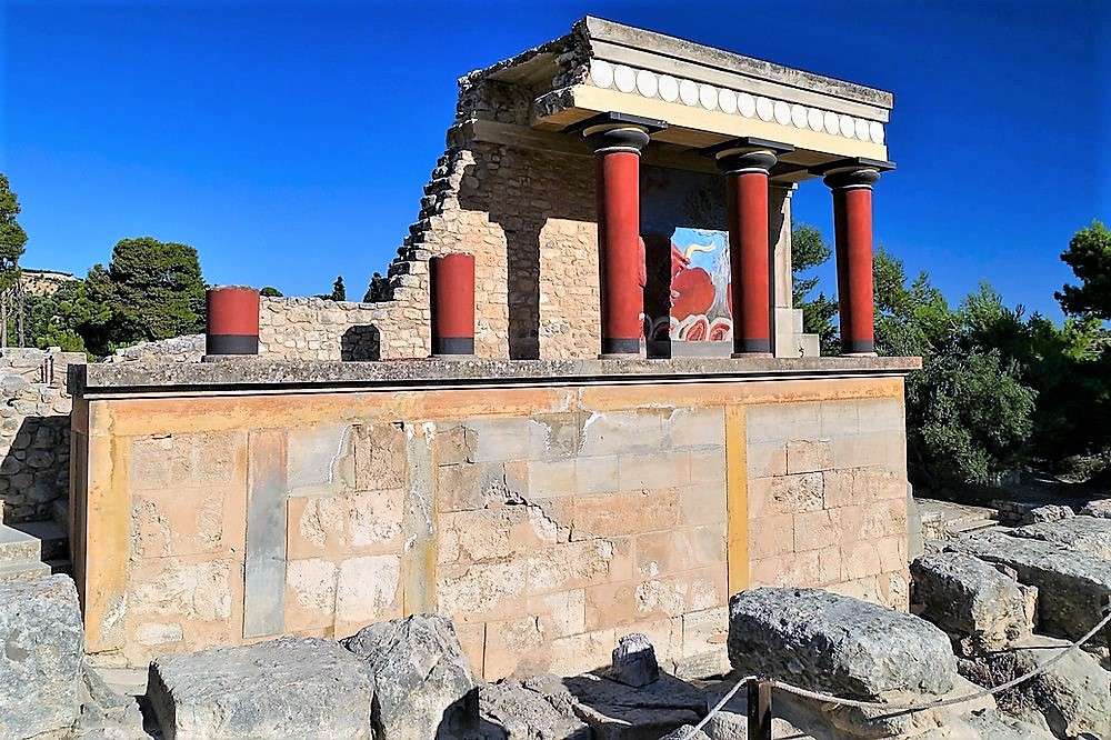 Ostrov Kréta Starověký Knossos online puzzle