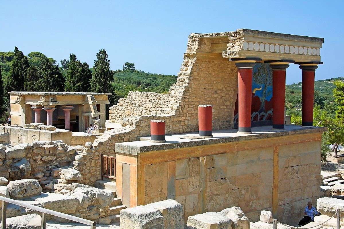 Insel Kreta Antikes Knossos Puzzlespiel online