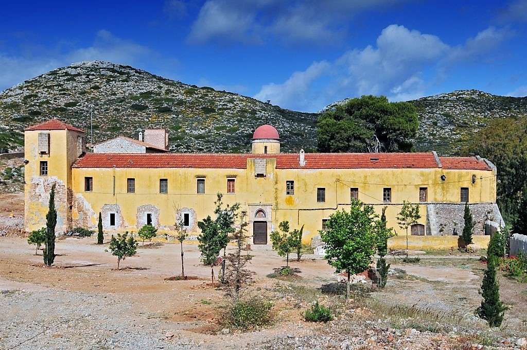 Monastère d'Akrotiri sur l'île de Crète puzzle en ligne