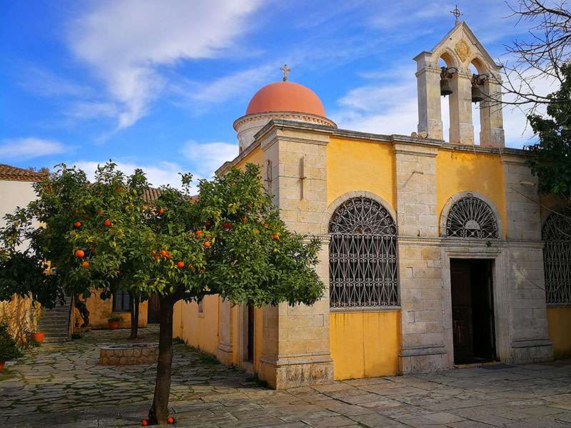 Monastério de Chrysopigi da ilha de Creta puzzle online