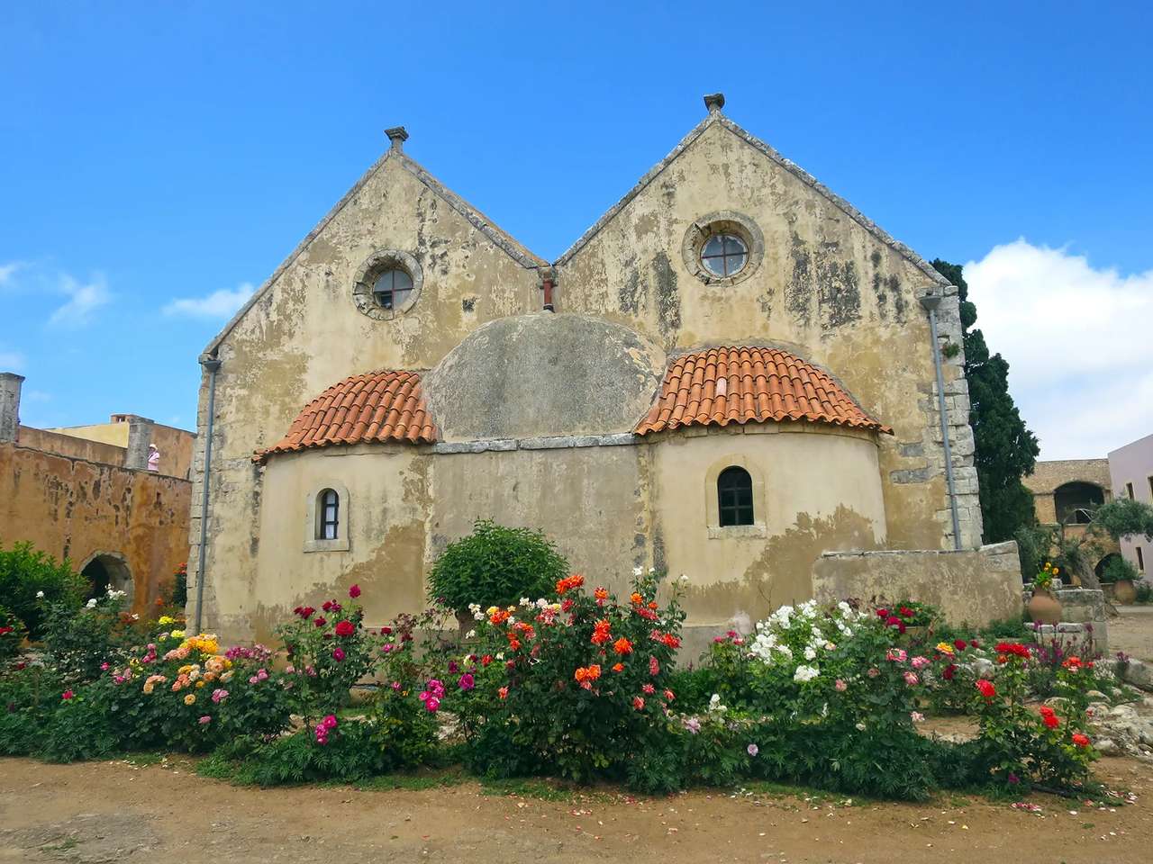 Остров Крит Манастир Аркади онлайн пъзел