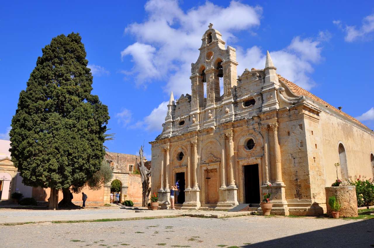 Eiland Kreta Klooster van Arkadi online puzzel