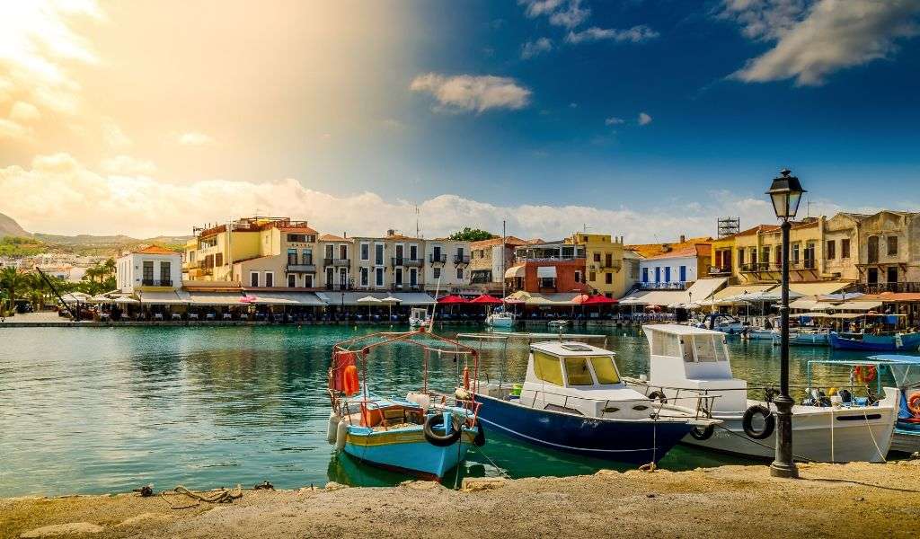 L'île de Crète Rethymnon puzzle en ligne