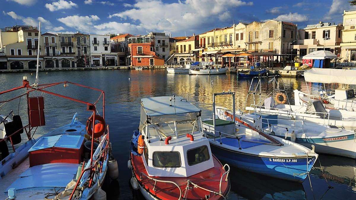 Kreta Rethymnon eiland online puzzel