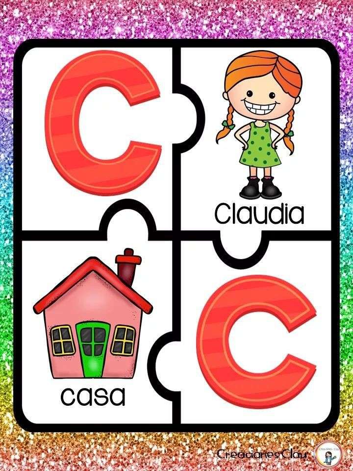 Consonant jigsaw puzzle online