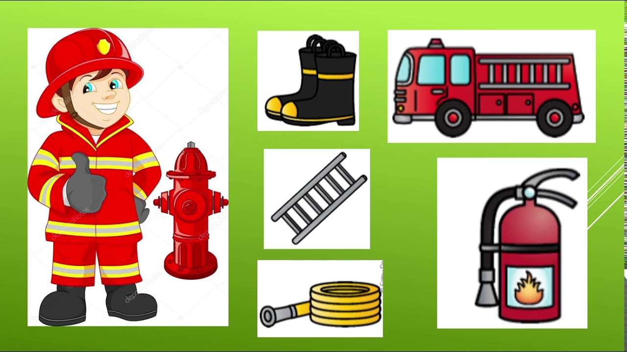 Der Feuerwehrmann Online-Puzzle