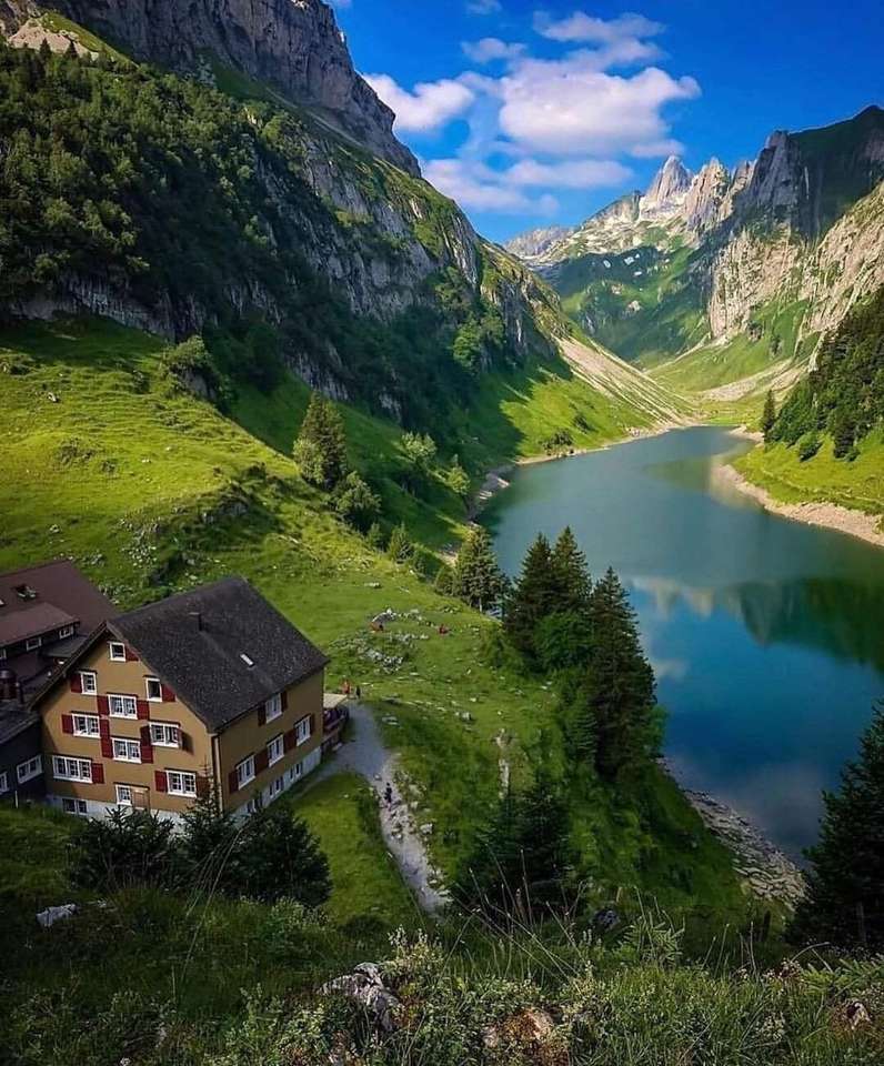 изглед от Швейцария онлайн пъзел