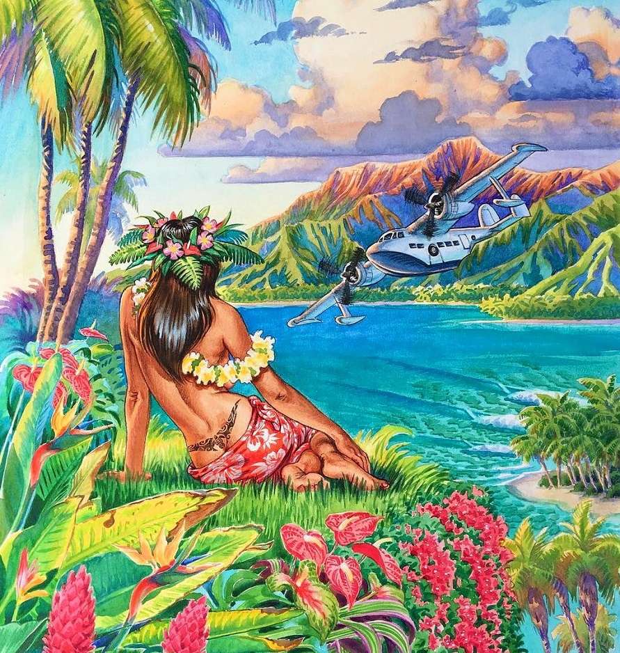 ваканция на тропически остров онлайн пъзел
