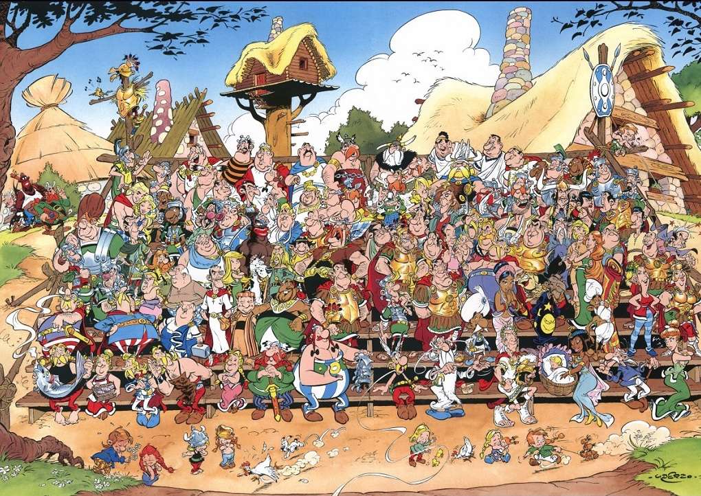 Asterix en Obelix online puzzel
