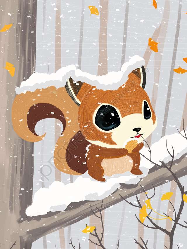 Winter-Eichhörnchen Puzzlespiel online