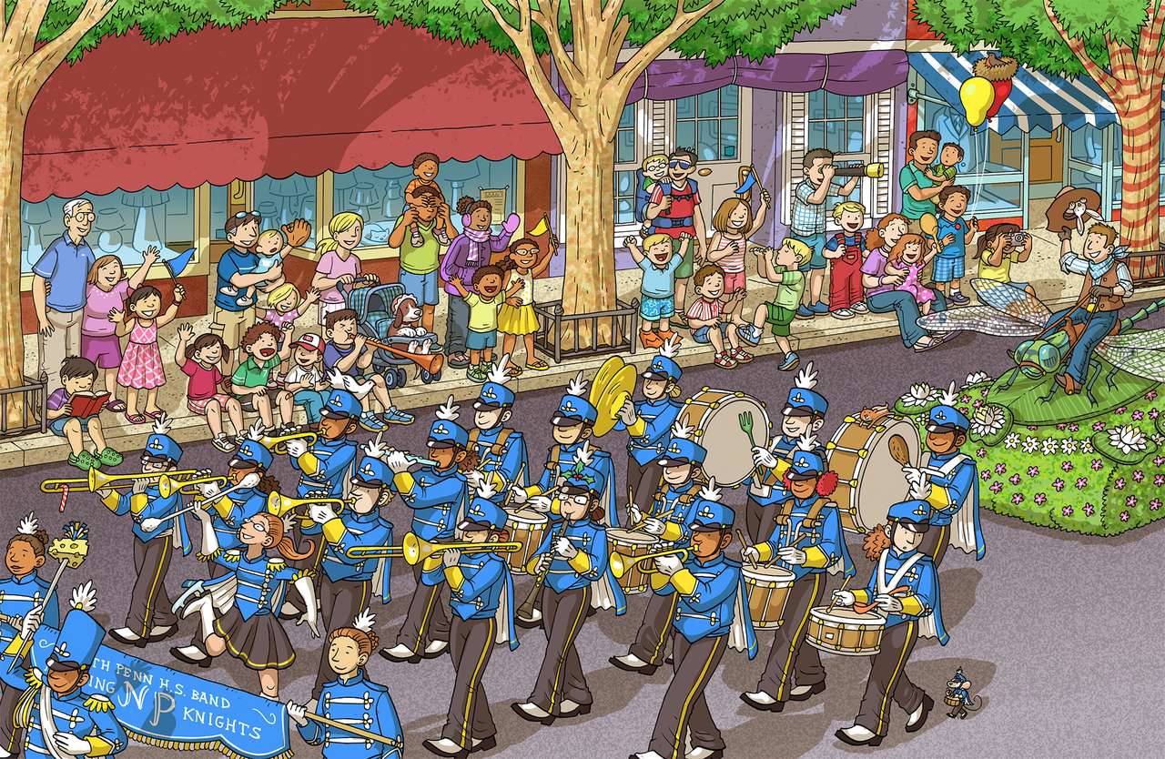 Military parade online puzzle