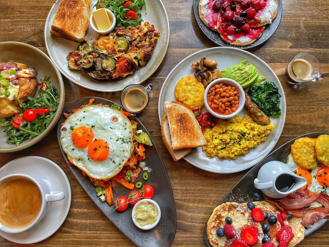 Alimenti per la colazione puzzle online