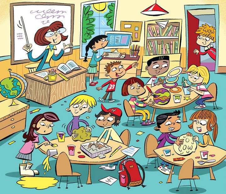 Lessons at school jigsaw puzzle online