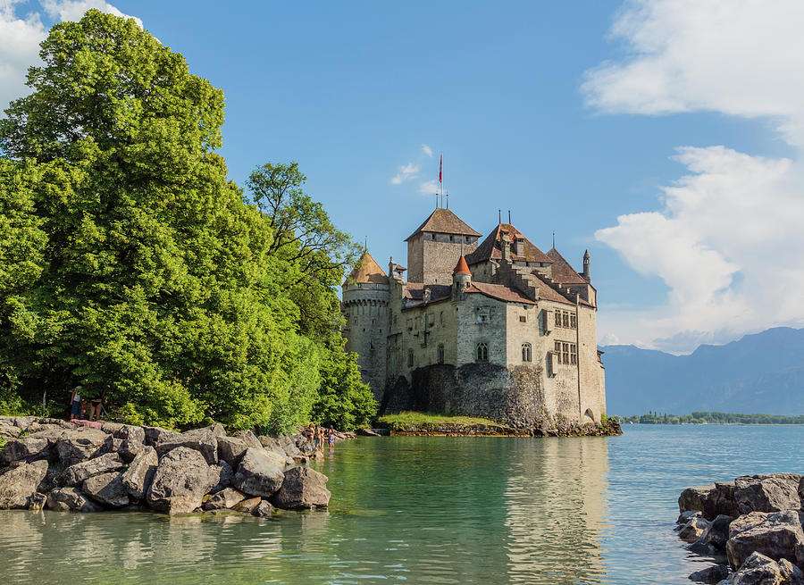 Chateau de Chillon, Švýcarsko online puzzle