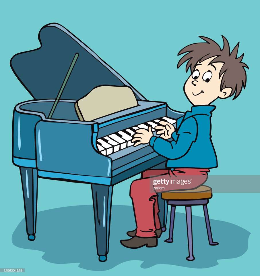 пиано_музика онлайн пъзел