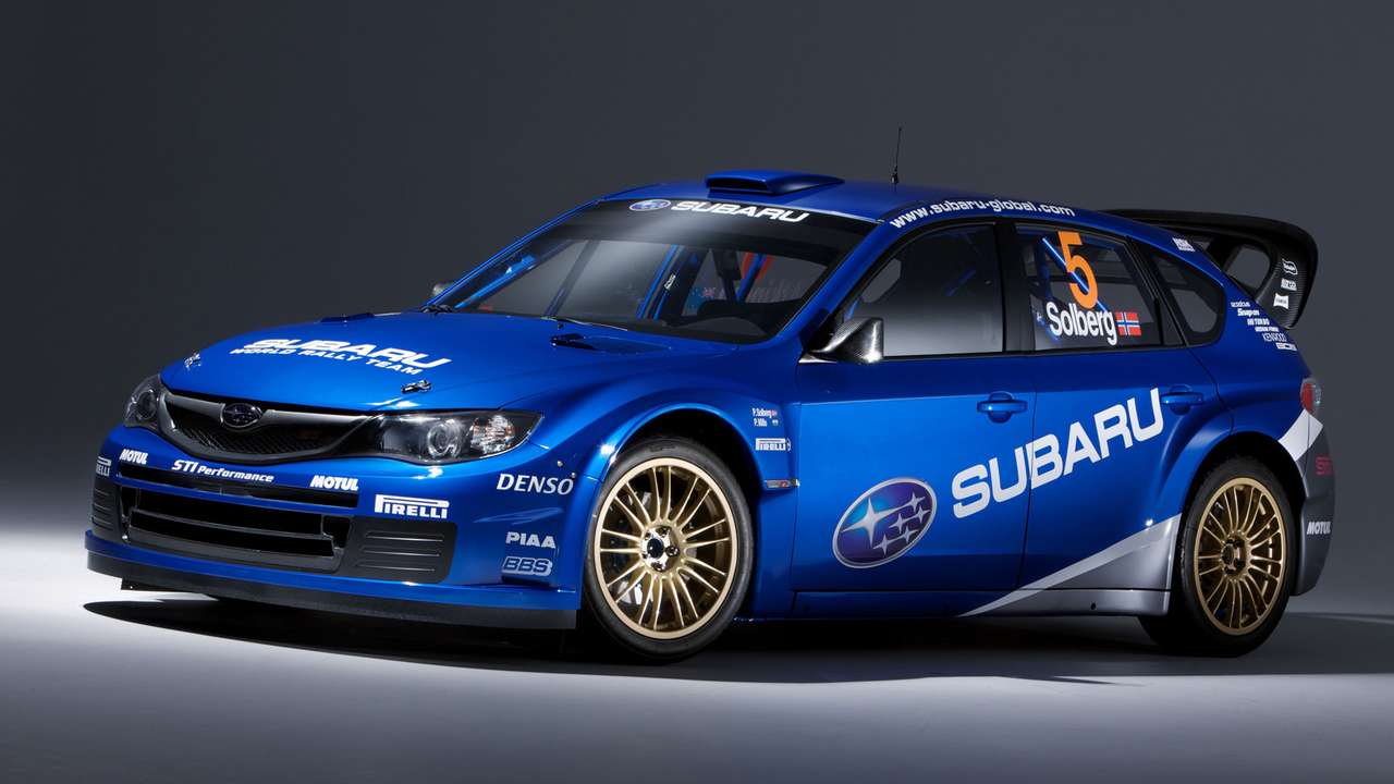 Subaru Impreza WRC 2008 року пазл онлайн